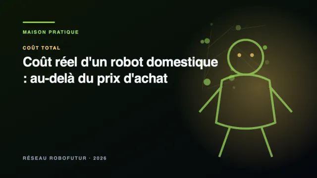 Visuel du guide « Coût réel d'un robot domestique : au-delà du prix d'achat »